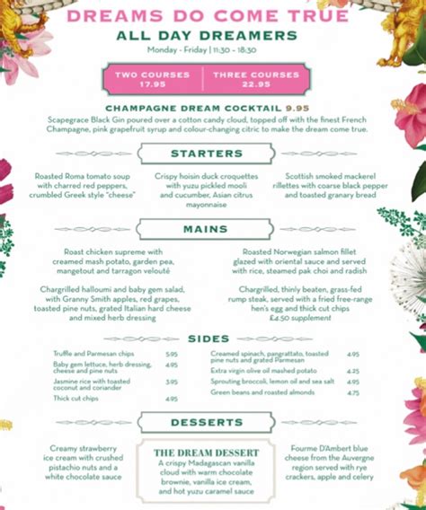 the ivy clifton brasserie menu